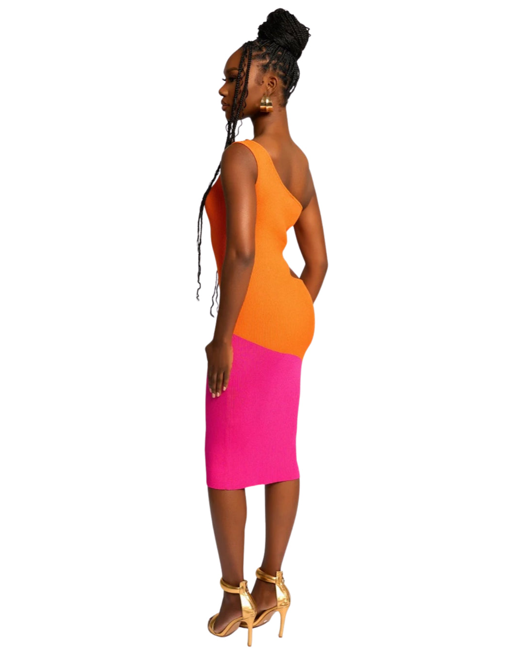 Hue Dress 1 (Pink and Orange)